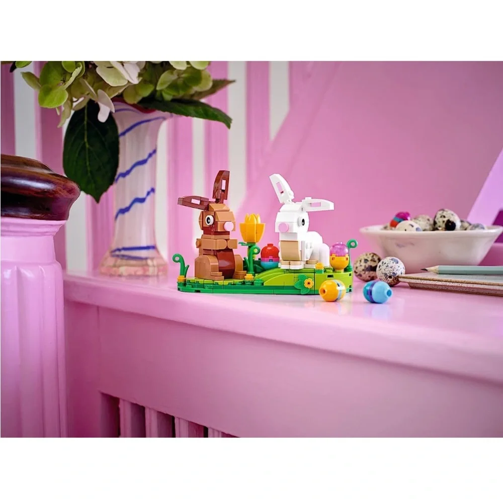 LEGO Easter Rabbits with Easter Eggs Play Lego Set